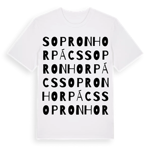 Sopronhorpács ordlek t-shirt – ekologisk bomull t-shirt från Pinshirt