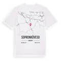 Sopronkövesd karta t-shirt