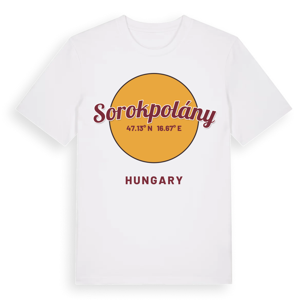 Sorokpolány cirkel t-shirt – White, i miljö