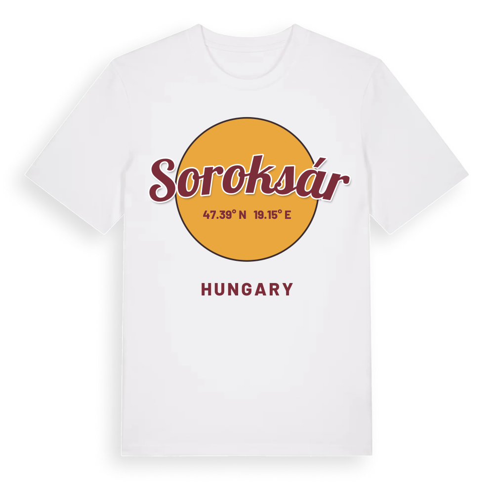Soroksár cirkel t-shirt – White, i miljö