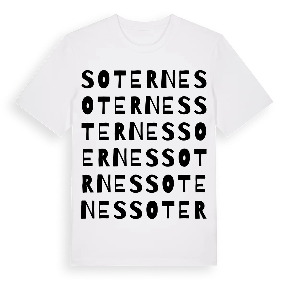 Soternes ordlek t-shirt – White, i miljö