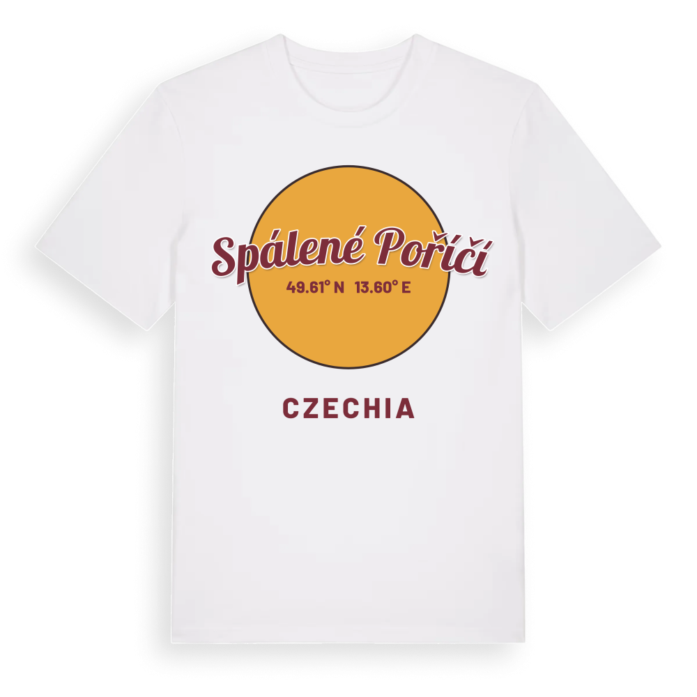 Spálené Poříčí cirkel t-shirt – White, i miljö