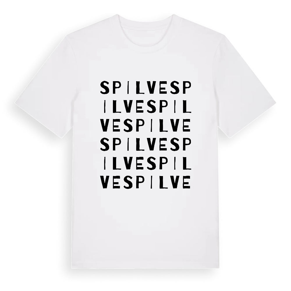 Spilve ordlek t-shirt – White, i miljö