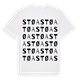 White t-shirt med Støa ordlek t-shirt