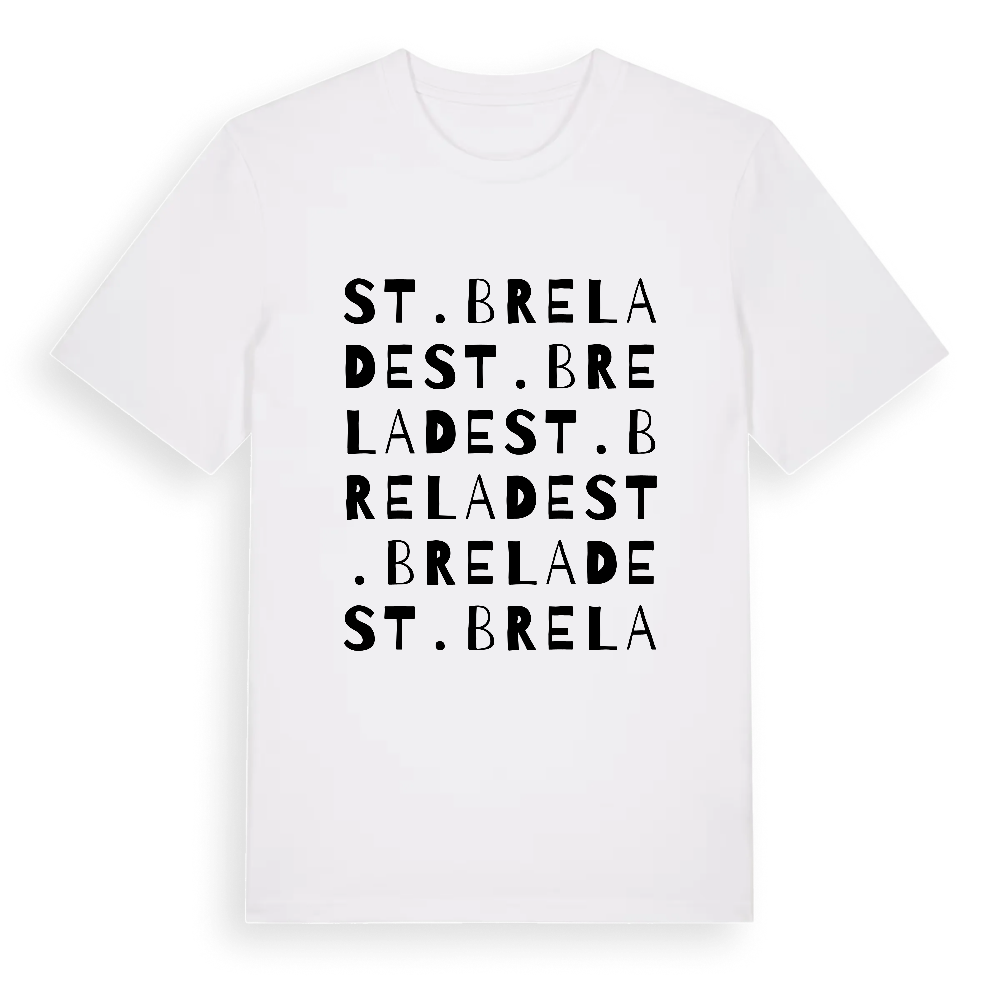 St. Brelade ordlek t-shirt – White, i miljö