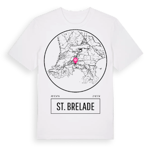 St. Brelade t-shirt – ekologisk bomull t-shirt från Pinshirt