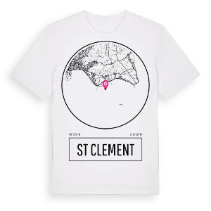 St Clement t-shirt – ekologisk bomull t-shirt från Pinshirt