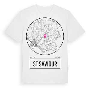 St Saviour t-shirt – ekologisk bomull t-shirt från Pinshirt