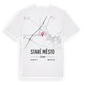 Staré Město karta t-shirt