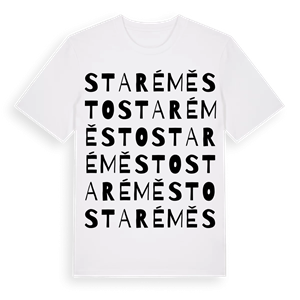 Staré Město ordlek t-shirt – ekologisk bomull t-shirt från Pinshirt