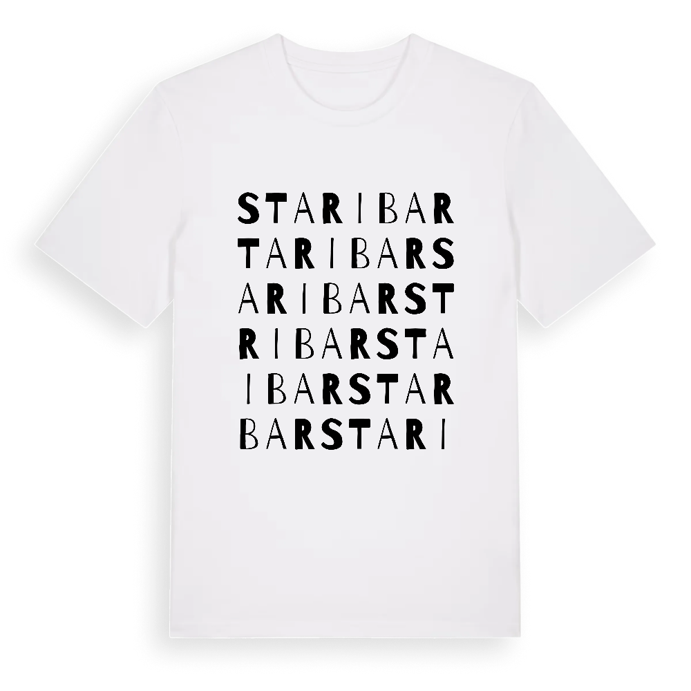 Stari Bar ordlek t-shirt – White, i miljö