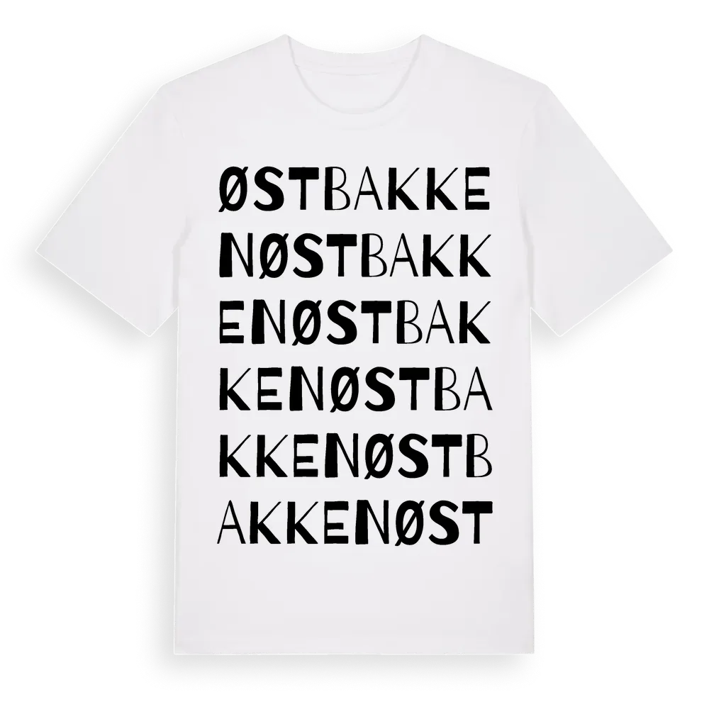 Østbakken ordlek t-shirt i miljö