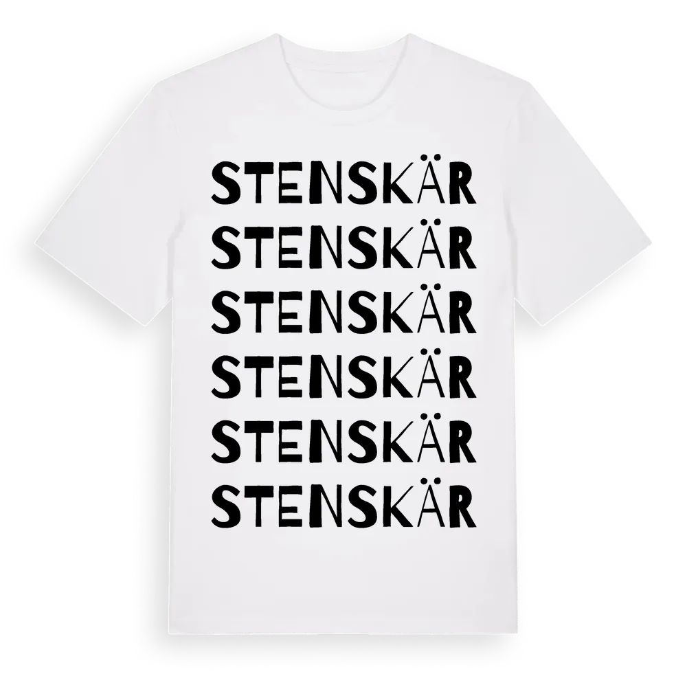 Stenskär ordlek t-shirt i miljö