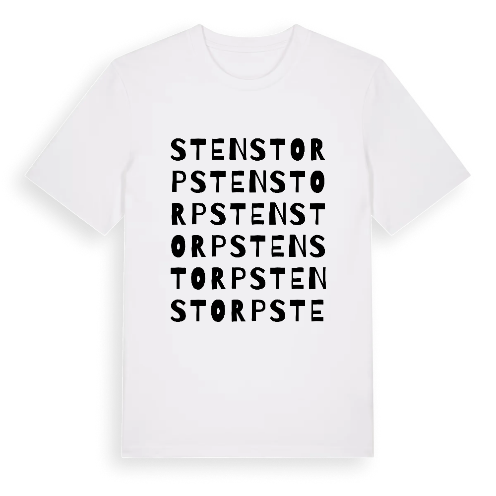 Stenstorp ordlek t-shirt – White, i miljö