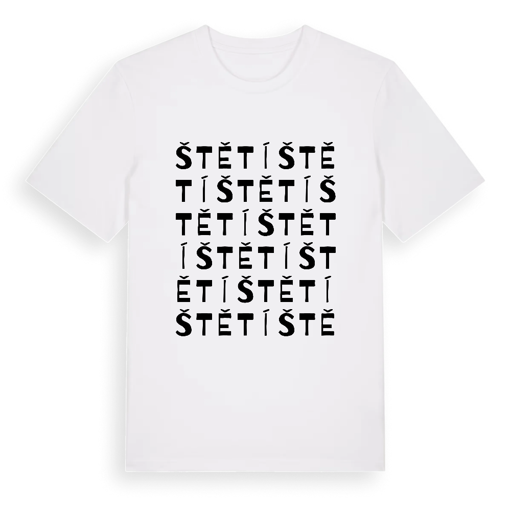 Štětí ordlek t-shirt – White, i miljö