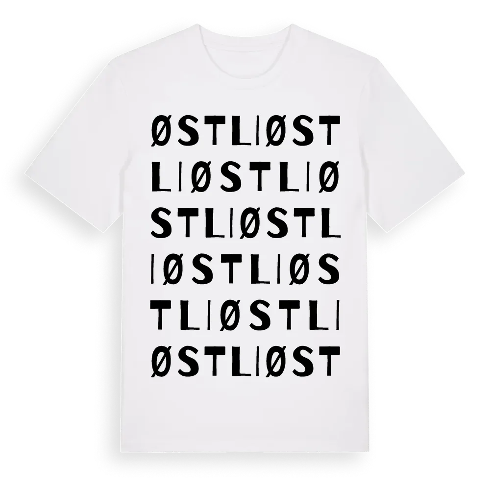 Østli ordlek t-shirt i miljö