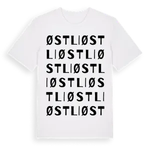 Østli ordlek t-shirt – ekologisk bomull t-shirt från Pinshirt