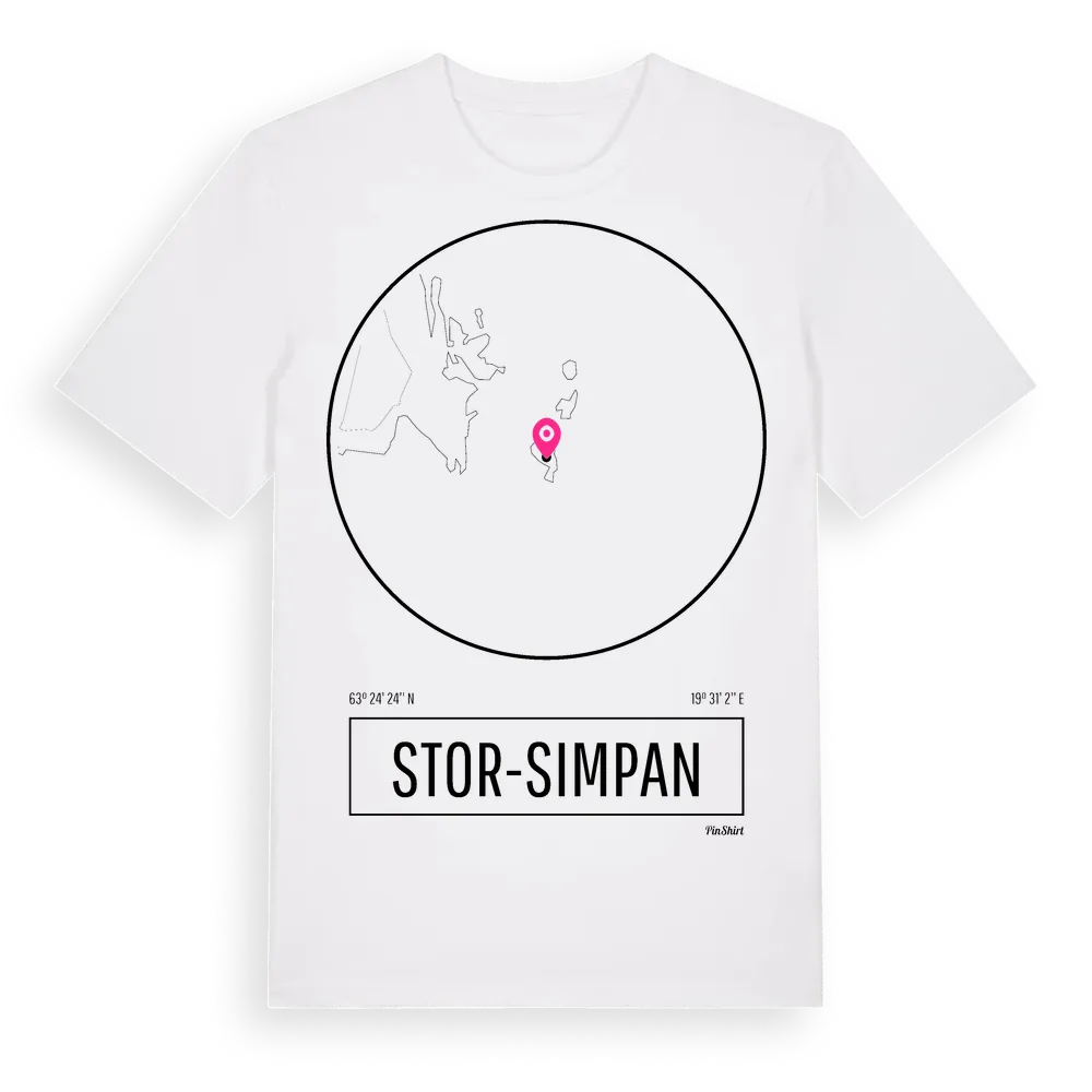 Stor-Simpan t-shirt i miljö