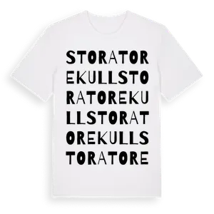 Stora Torekull ordlek t-shirt – ekologisk bomull t-shirt från Pinshirt
