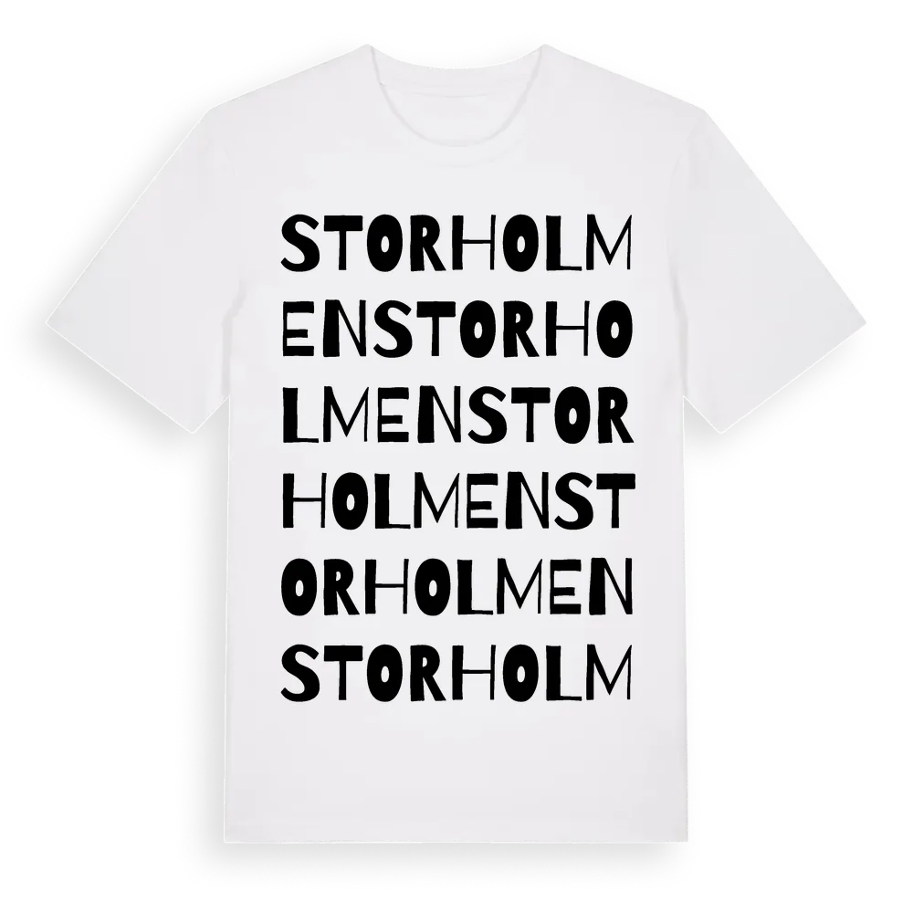 Storholmen ordlek t-shirt i miljö
