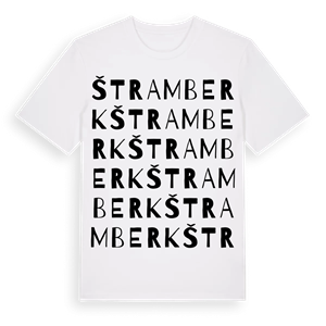 Štramberk ordlek t-shirt – ekologisk bomull t-shirt från Pinshirt