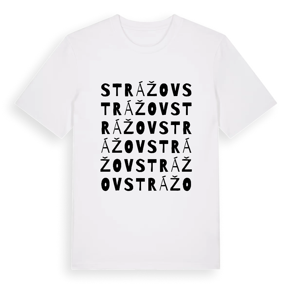 Strážov ordlek t-shirt – White, i miljö