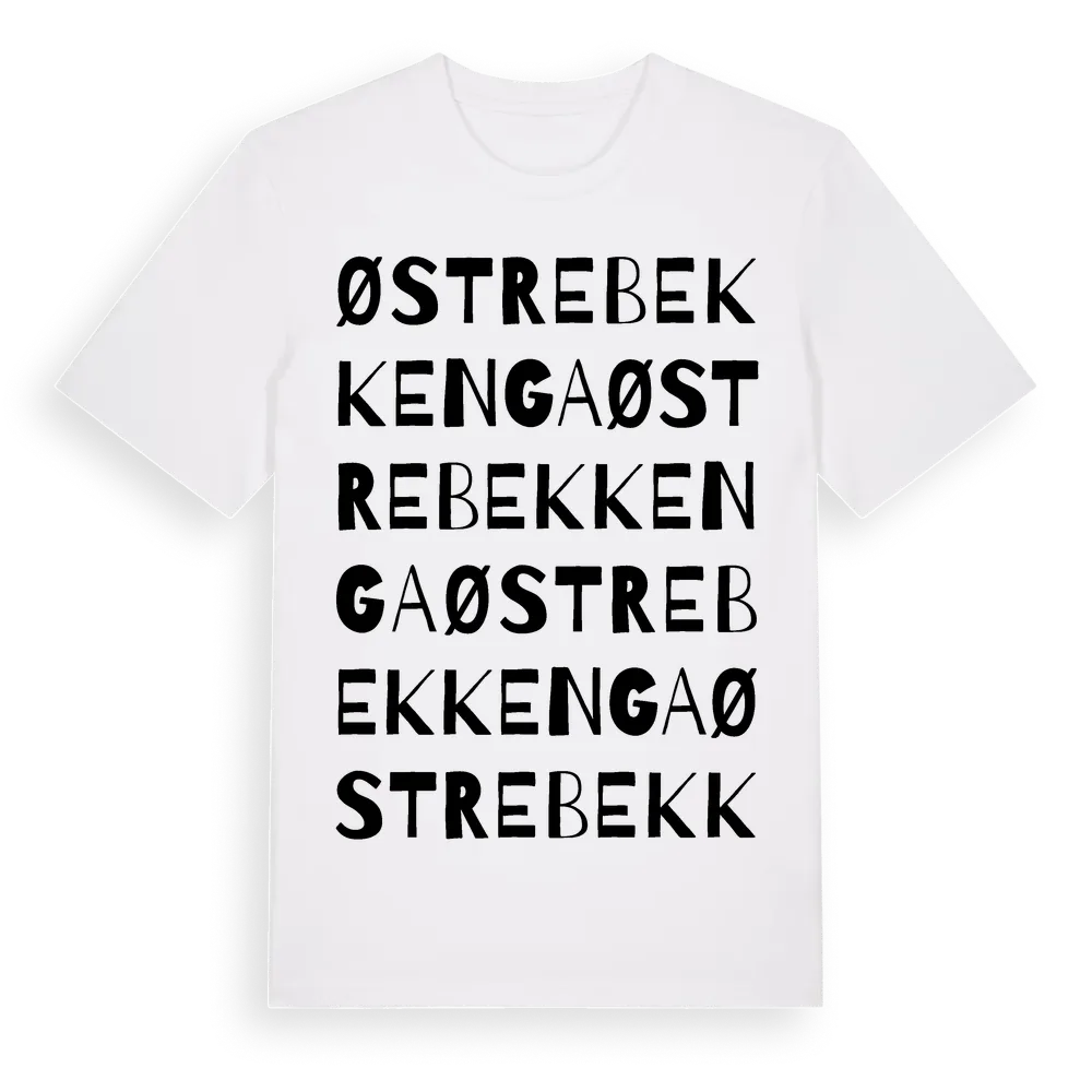 Østre Bekkenga ordlek t-shirt i miljö