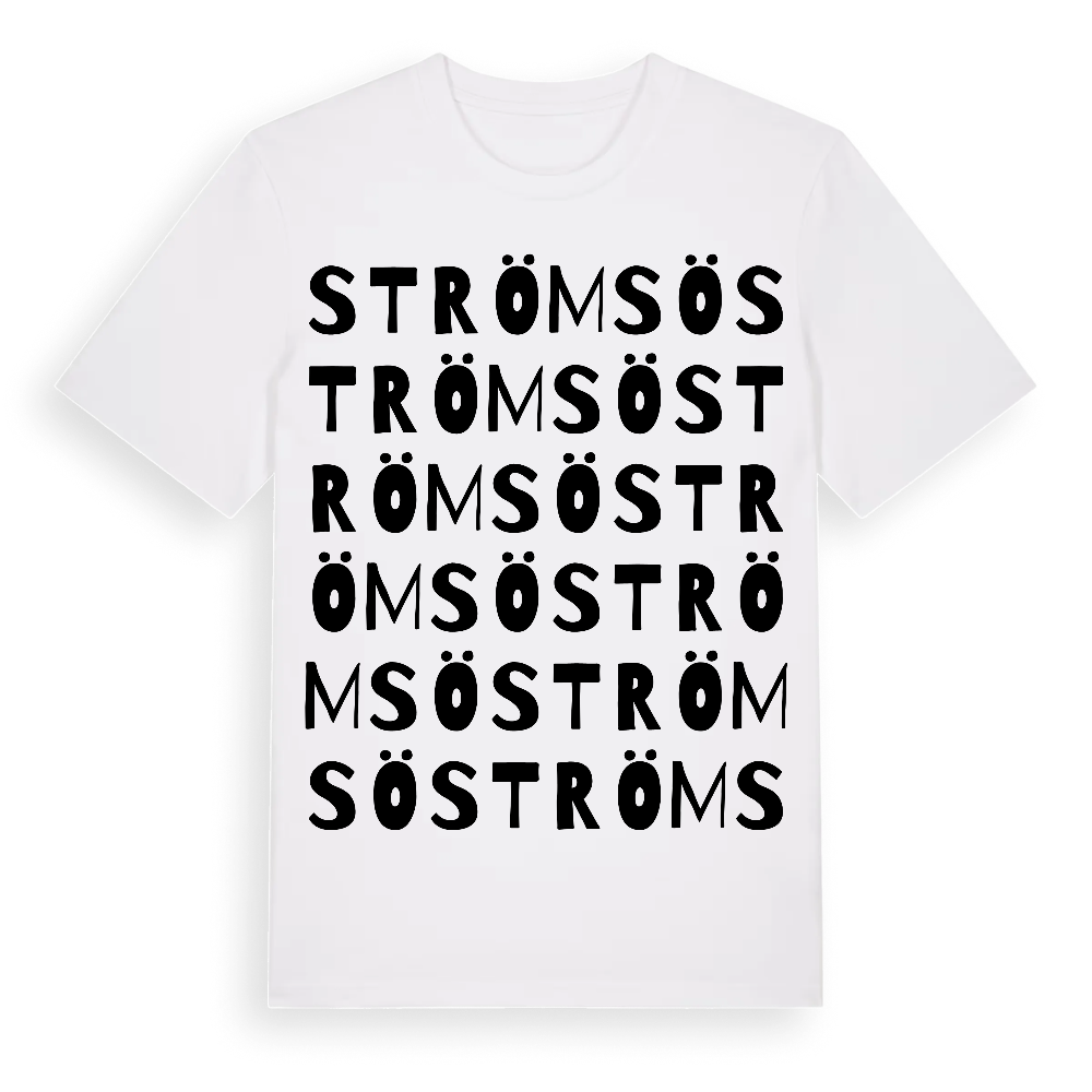 Strömsö ordlek t-shirt – White, i miljö