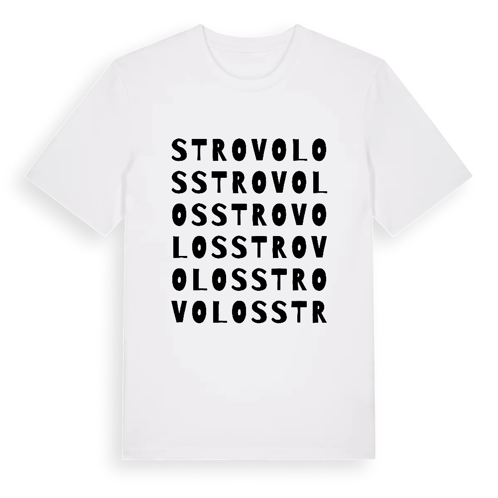 Strovolos ordlek t-shirt – White, i miljö