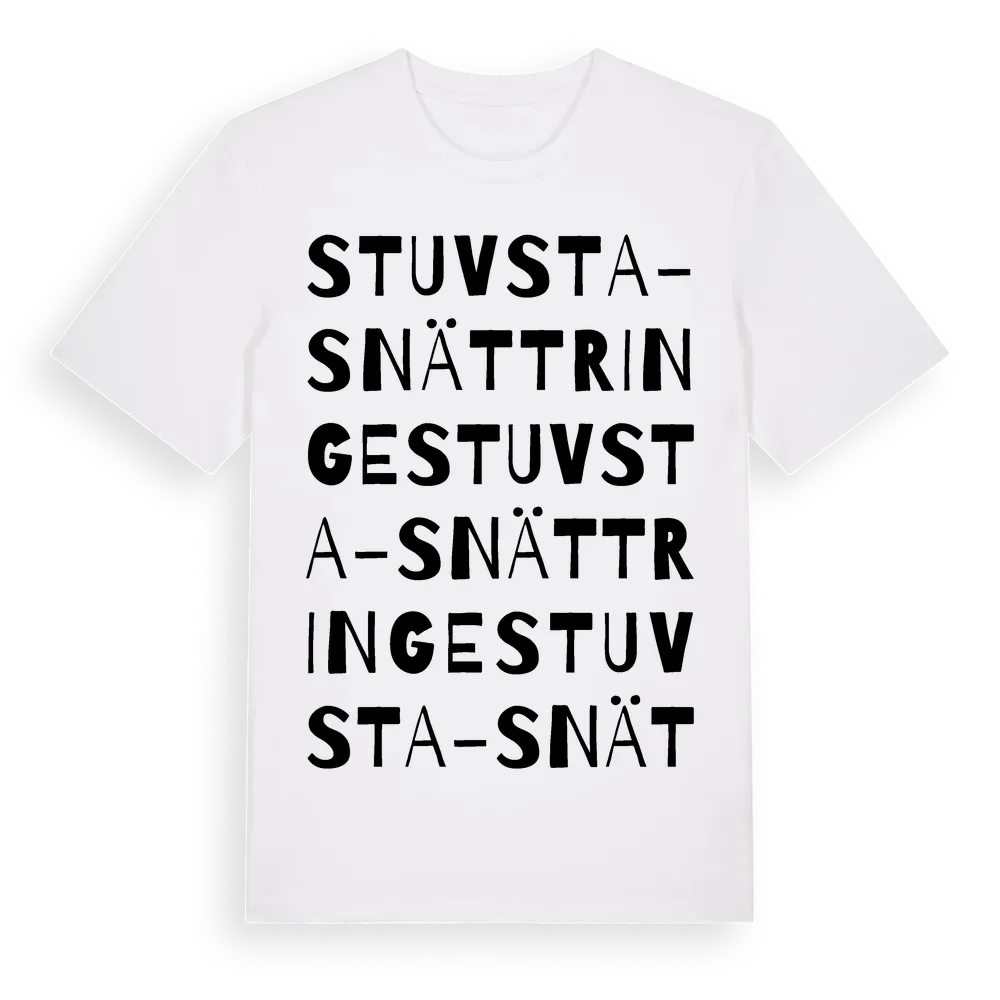 Stuvsta-Snättringe ordlek t-shirt i miljö