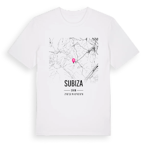 Subiza karta t-shirt – ekologisk bomull t-shirt från Pinshirt