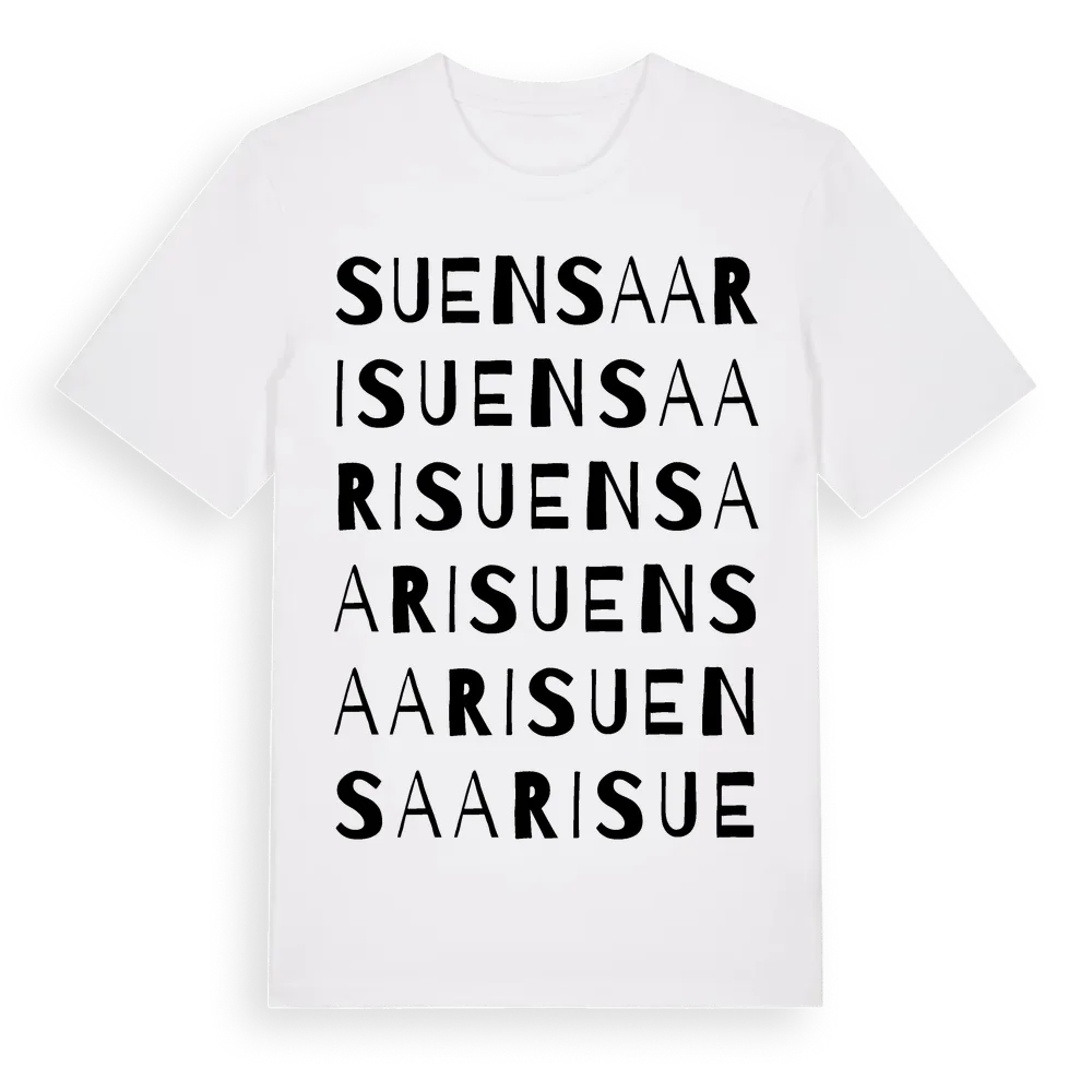 Suensaari ordlek t-shirt i miljö