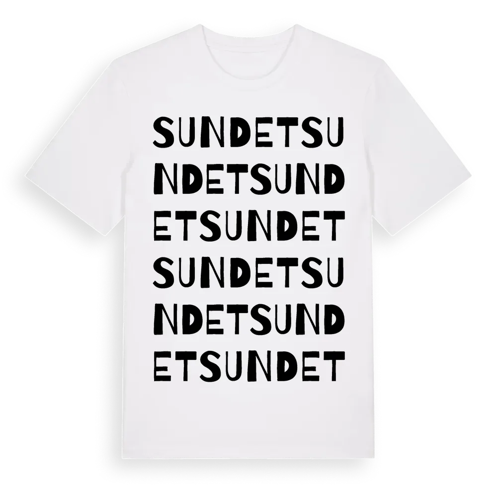 Sundet ordlek t-shirt i miljö