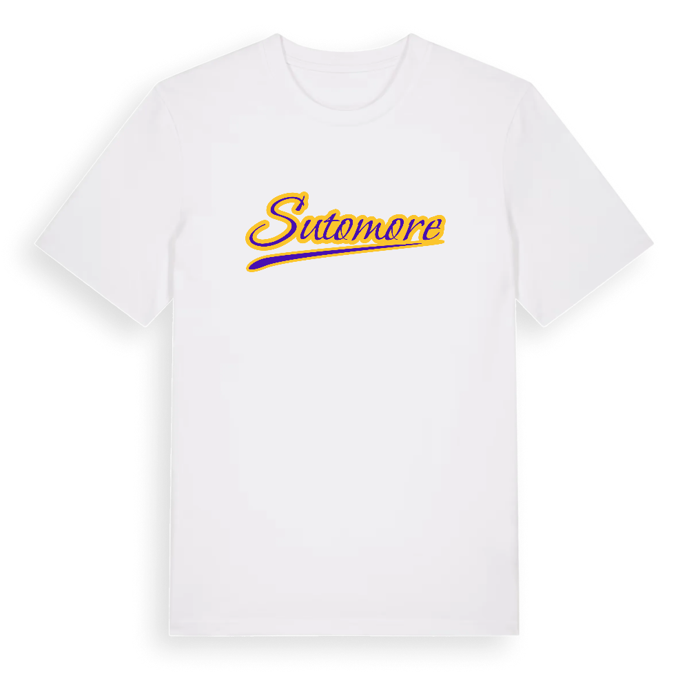 Sutomore baseball t-shirt – White, i miljö