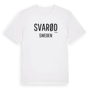 Svarød i Sverige t-shirt – ekologisk bomull t-shirt från Pinshirt