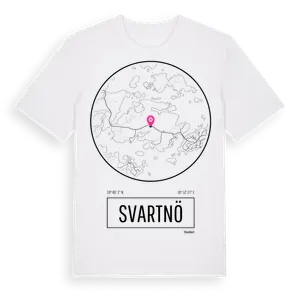 Svartnö t-shirt – ekologisk bomull t-shirt från Pinshirt
