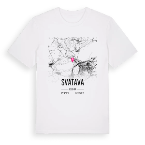 Svatava karta t-shirt – ekologisk bomull t-shirt från Pinshirt