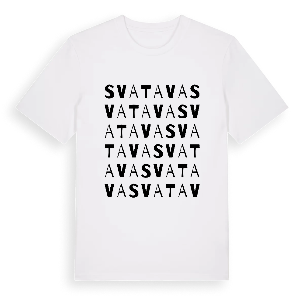 Svatava ordlek t-shirt – White, i miljö