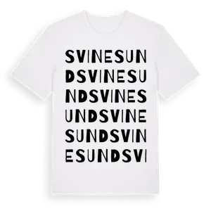 Svinesund ordlek t-shirt – ekologisk bomull t-shirt från Pinshirt