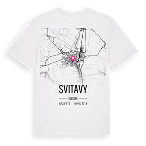 Svitavy karta t-shirt – ekologisk bomull t-shirt från Pinshirt