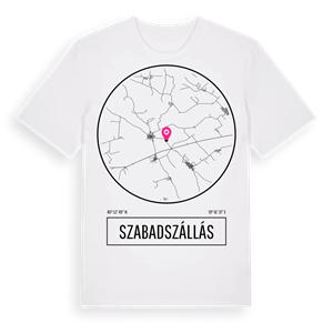 Szabadszállás t-shirt – ekologisk bomull t-shirt från Pinshirt