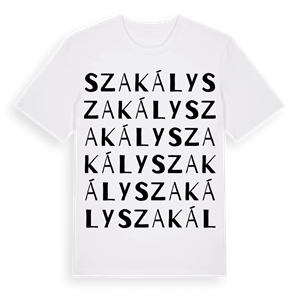 Szakály ordlek t-shirt – ekologisk bomull t-shirt från Pinshirt