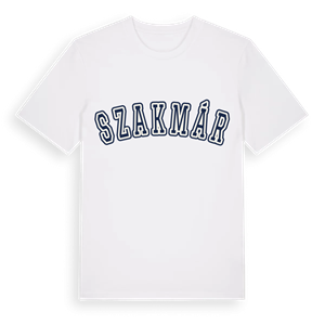 Szakmár college t-shirt – ekologisk bomull t-shirt från Pinshirt