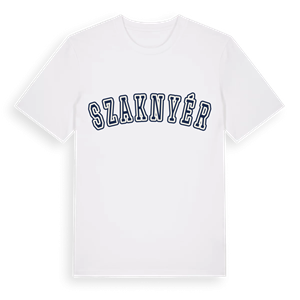 Szaknyér college t-shirt – ekologisk bomull t-shirt från Pinshirt