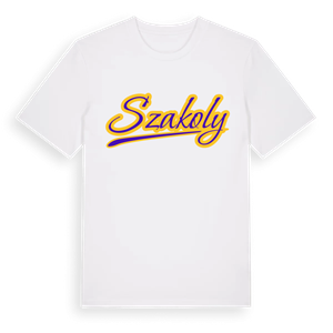 Szakoly baseball t-shirt – ekologisk bomull t-shirt från Pinshirt