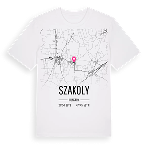 Szakoly karta t-shirt – ekologisk bomull t-shirt från Pinshirt