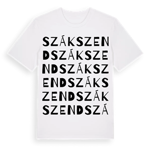 Szákszend ordlek t-shirt – ekologisk bomull t-shirt från Pinshirt