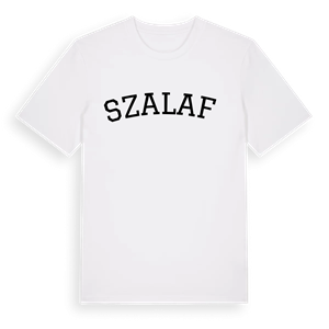Szalafő böjd t-shirt – ekologisk bomull t-shirt från Pinshirt