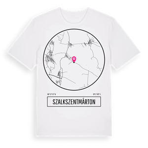 Szalkszentmárton t-shirt – ekologisk bomull t-shirt från Pinshirt