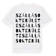 Szállások területe ordlek t-shirt